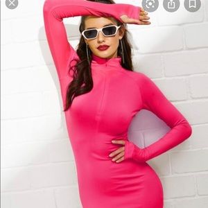 Pink bodycon dress NWOT